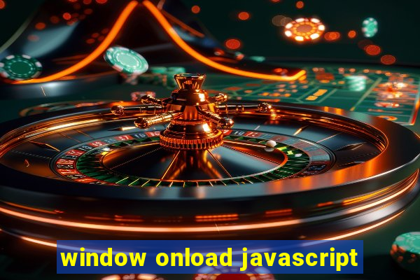 window onload javascript